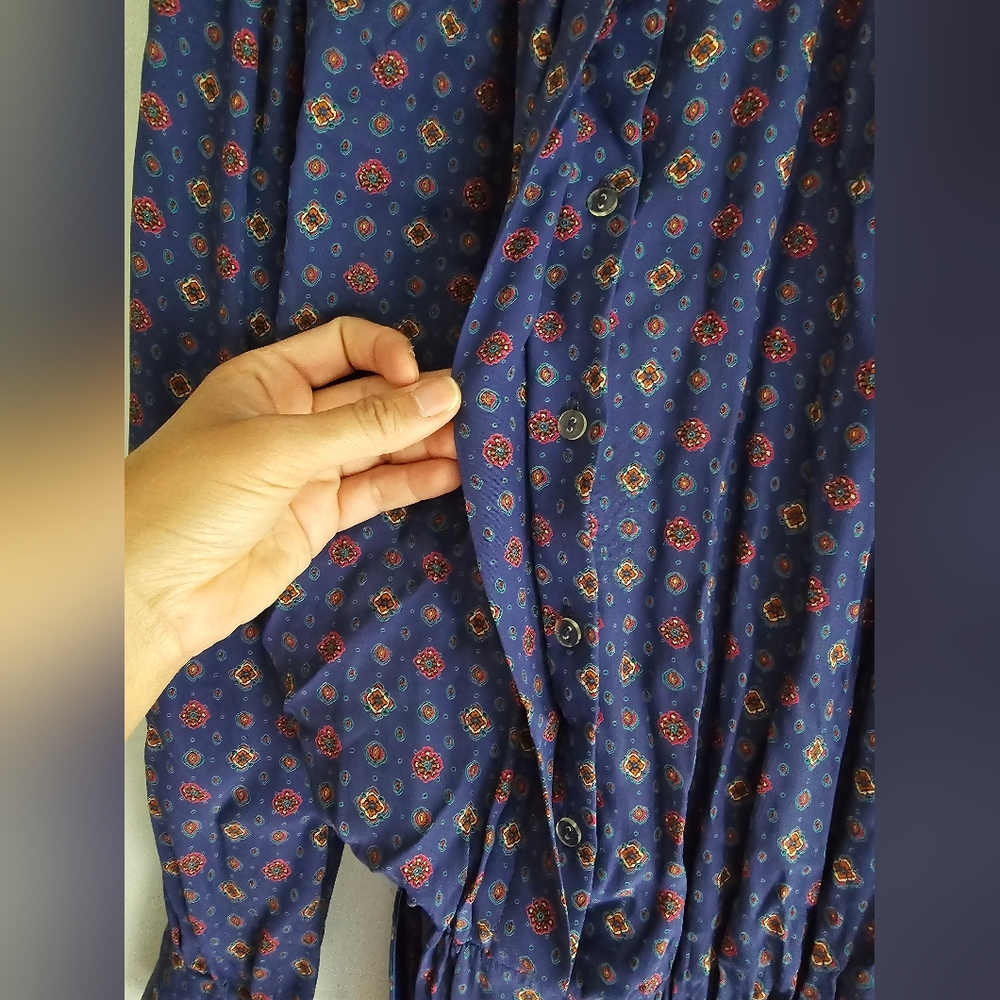 Brooks Brothers Blue Floral Dress - Picture 6 of 12